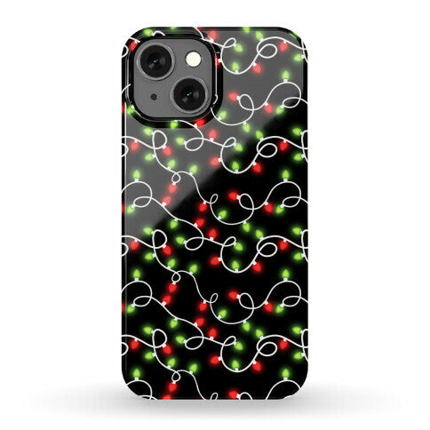 Christmas Lights Pattern Phone Case